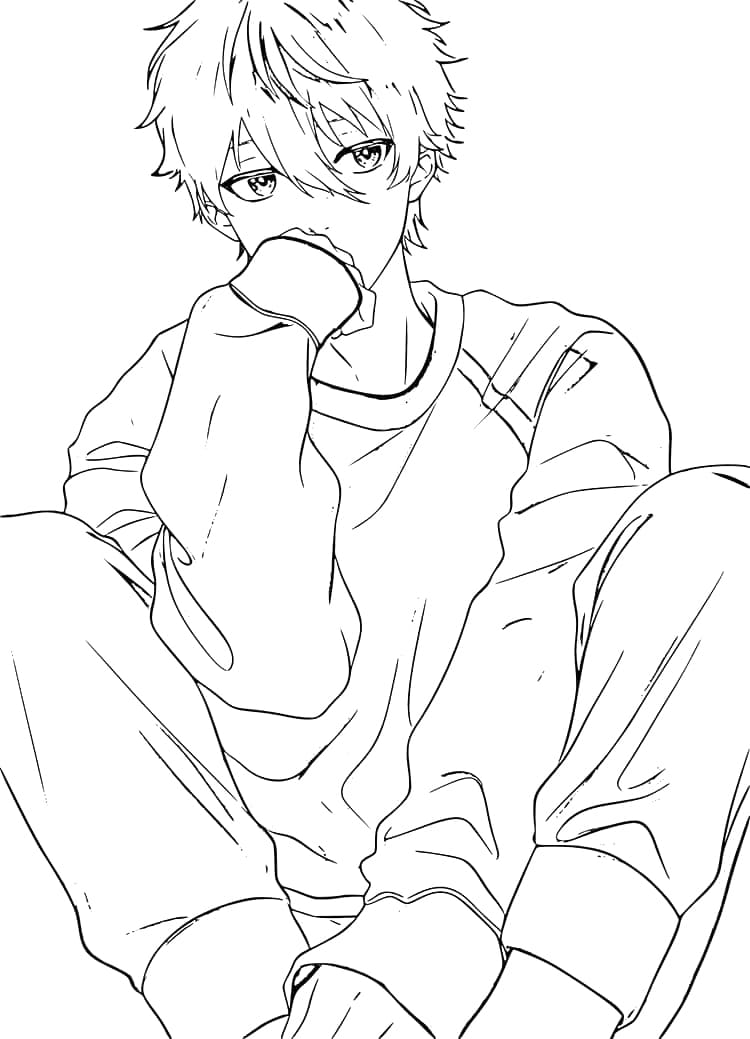 Seishiro Nagi coloring page