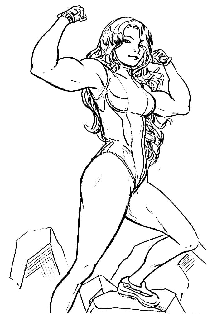 She Hulk is Strong