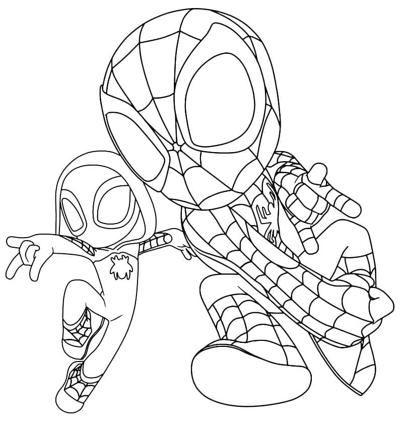 Spidey and Gwen Stacy