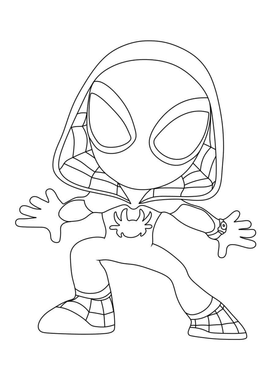 Spidey and His Amazing Friends Gwen Stacy coloring page - Download ...