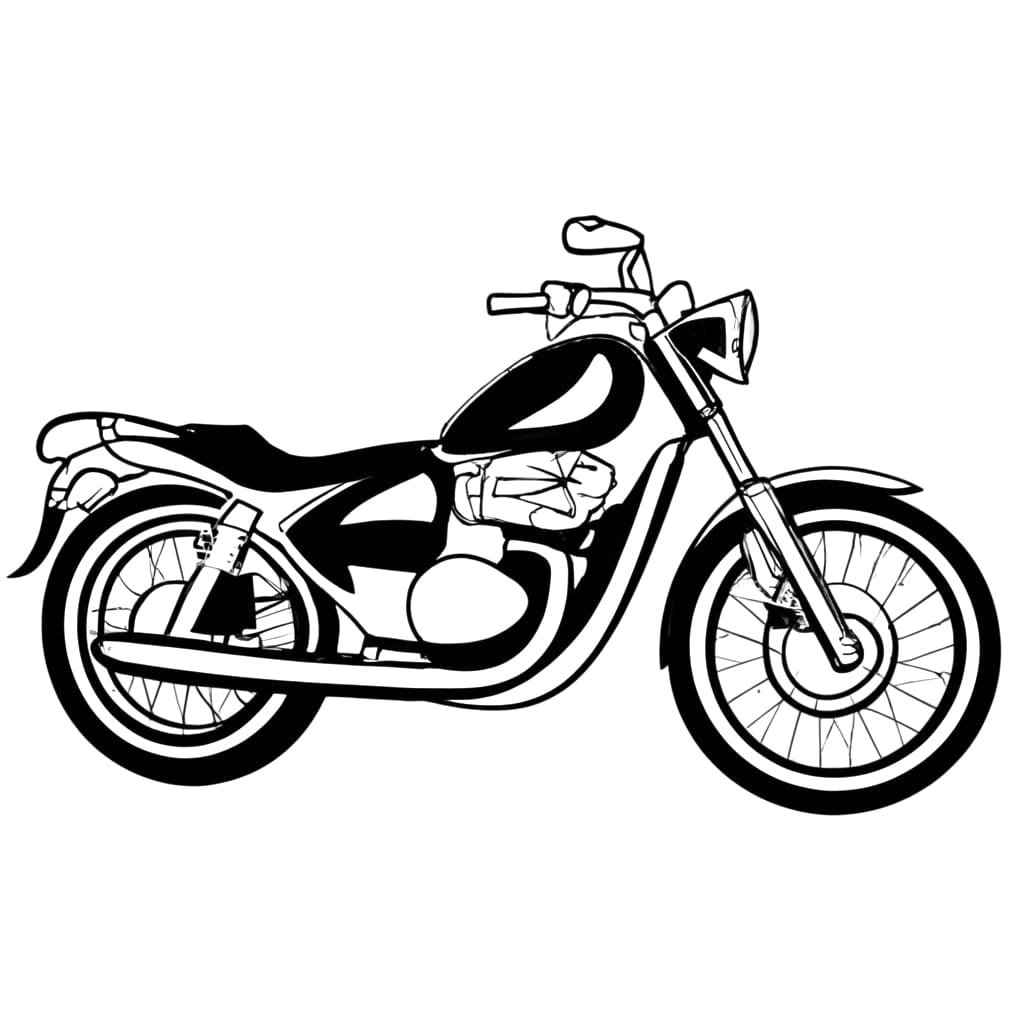 Motorbike coloring pages - ColoringLib