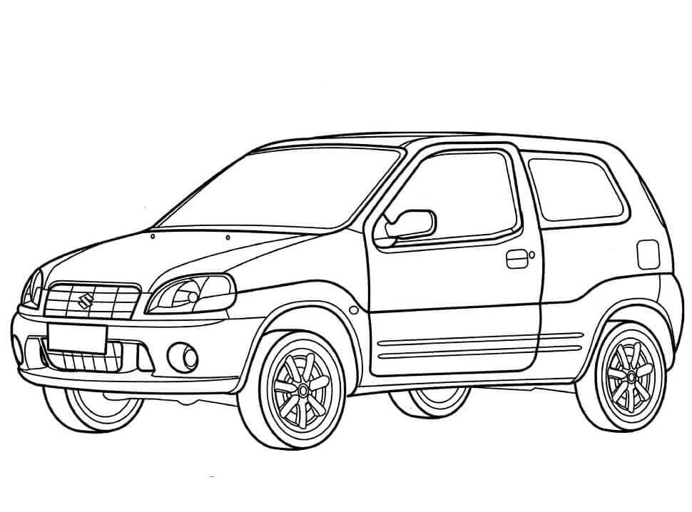 Suzuki Ignis coloring page