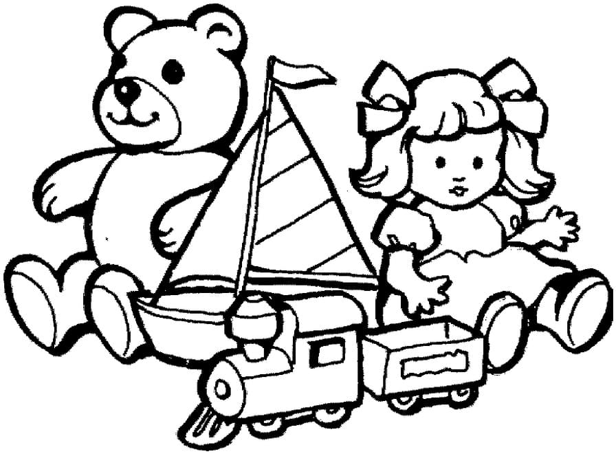 Toys For Free coloring page