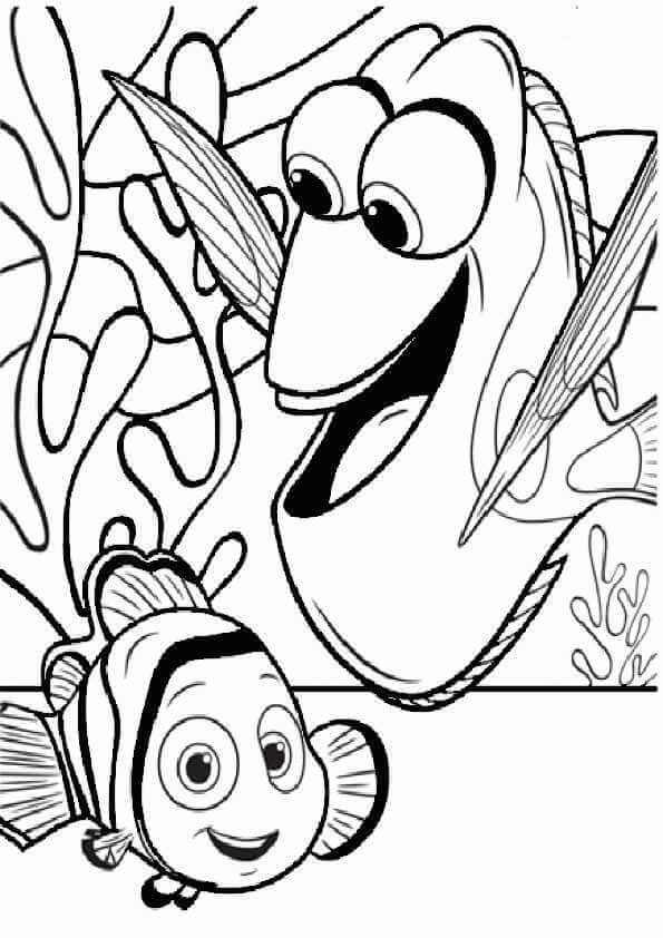 Unexpected Meeting Of Friends coloring page