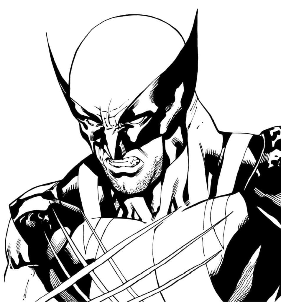 Wolverine is Cool coloring page - Download, Print or Color Online for Free