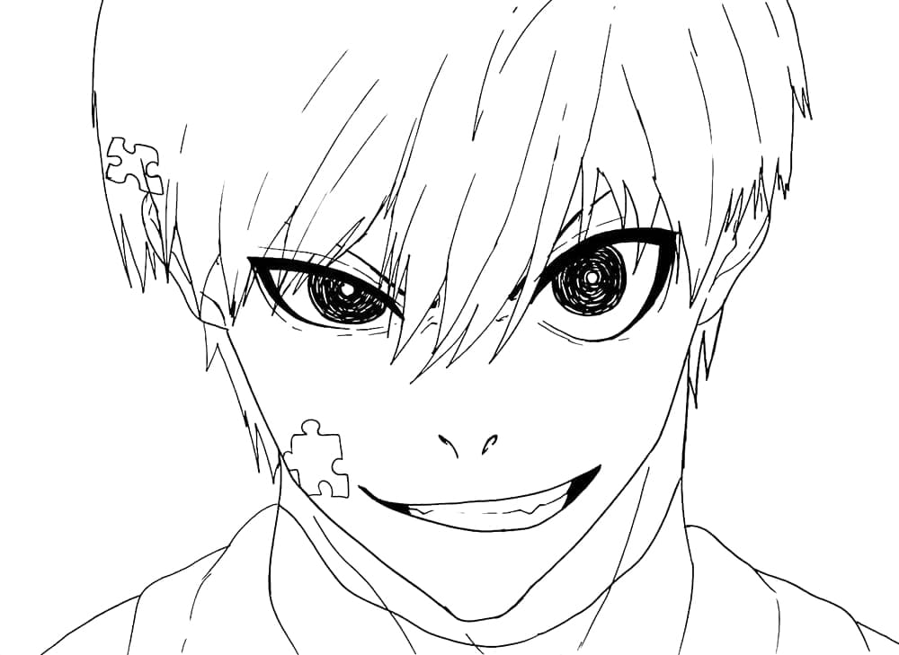 Yoichi Isagi coloring page