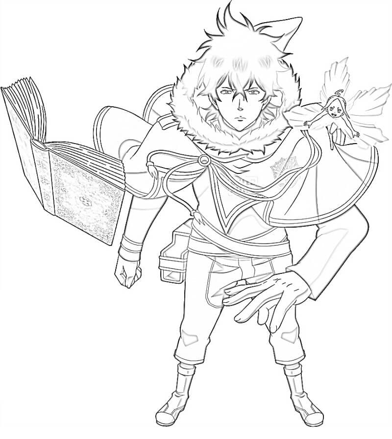 Yuno Grinberryall coloring page