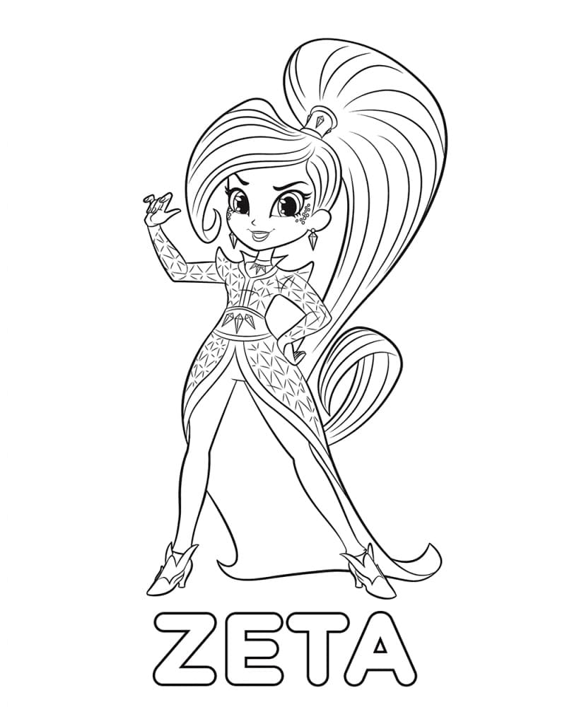 Zeta from Shimmer and Shine