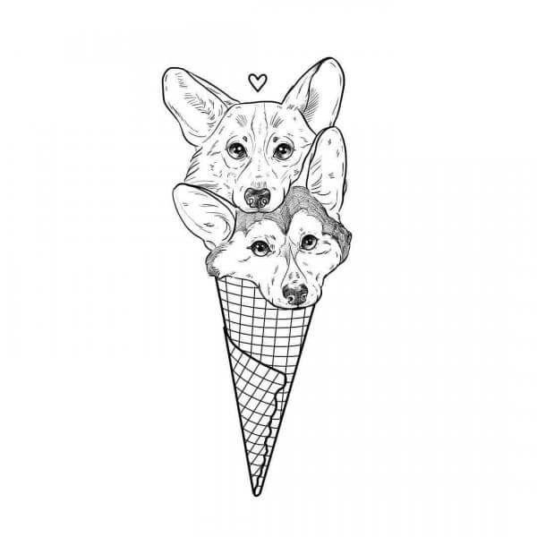 Corgi Ice Cream