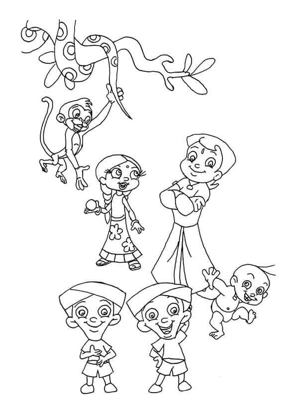 Cute Chhota Bheem And Friends