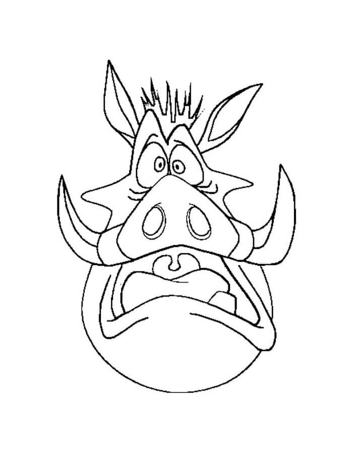 Face of Pumbaa