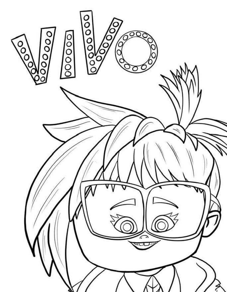 Gabriela Face coloring page - Download, Print or Color Online for Free