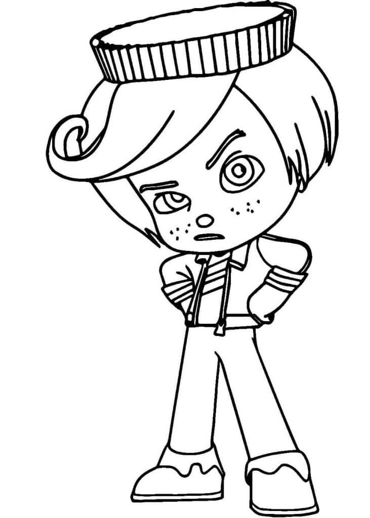 Great Cartoon Character Ralph coloring page