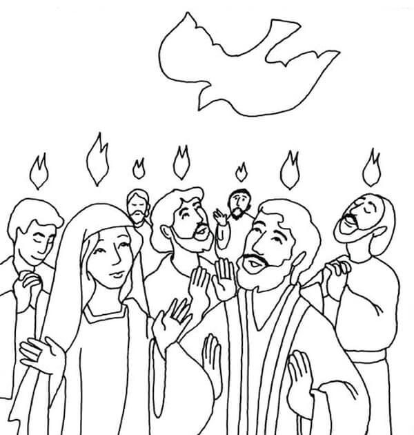 Holy Spirit coloring page - Download, Print or Color Online for Free