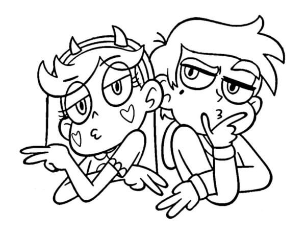 Marco Came Up With a Good Plan coloring page