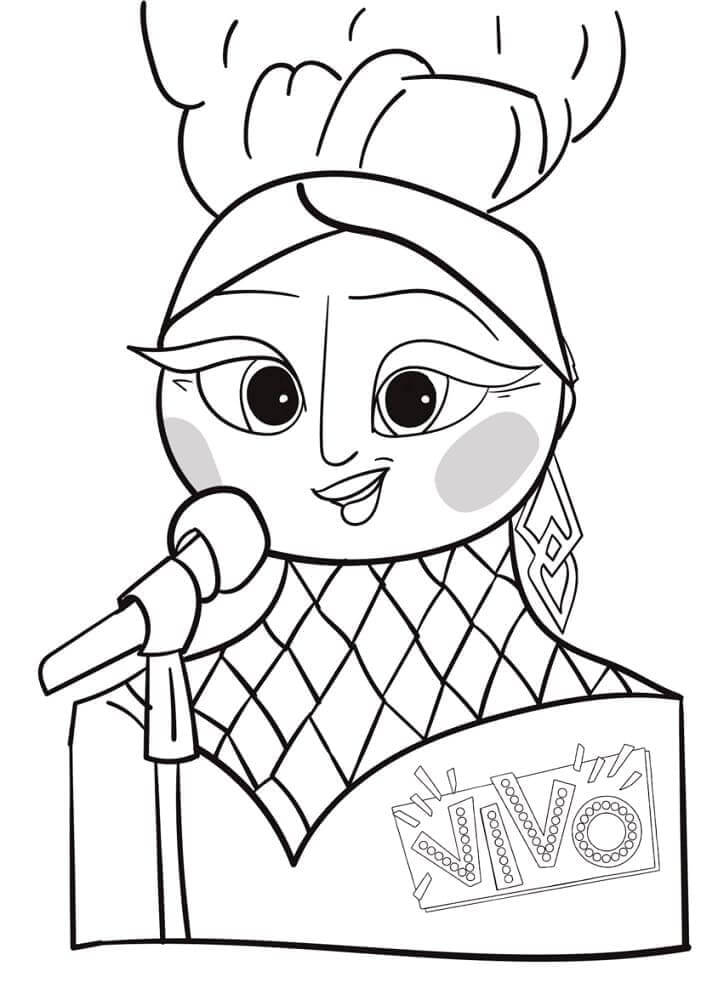 Marta From Vivo coloring page