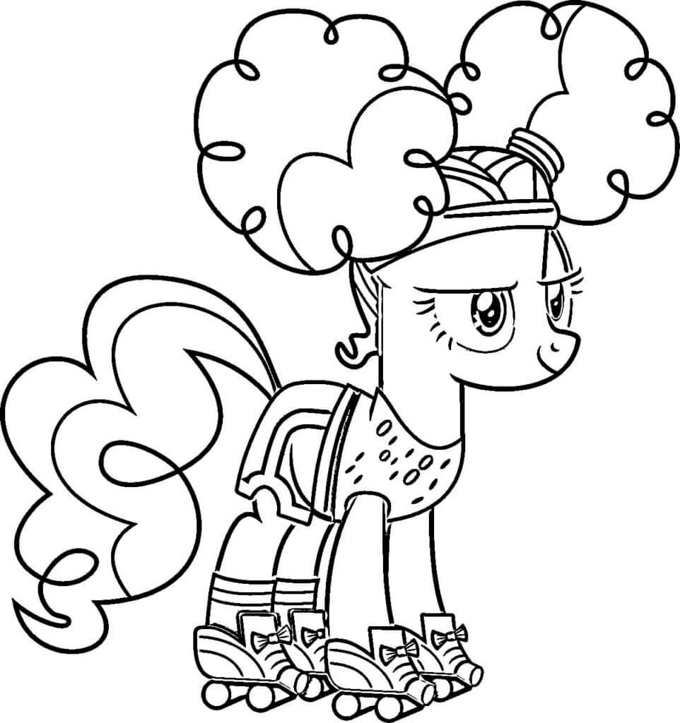 Pinkie Pie On Rollers