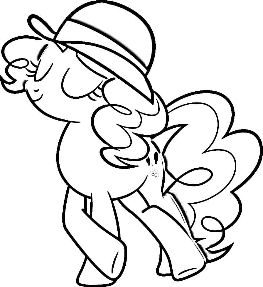 Pony Pinkie Pie in a Hat