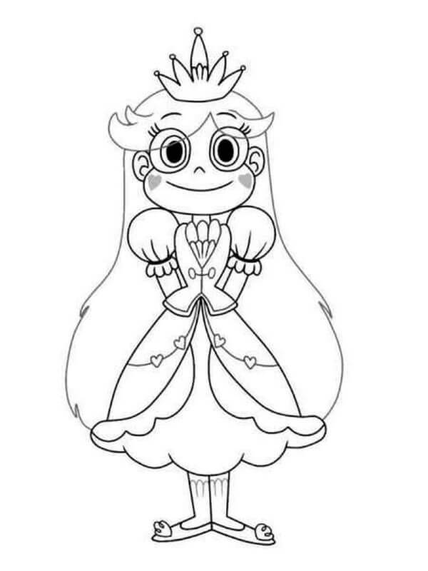 Princess is a Sorceress coloring page