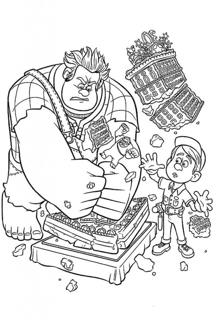 Ralph And Felix Jr coloring page