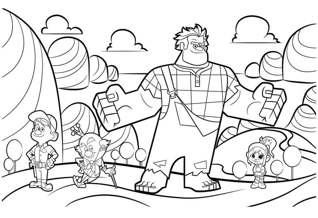 Ralph And His Friends coloring page