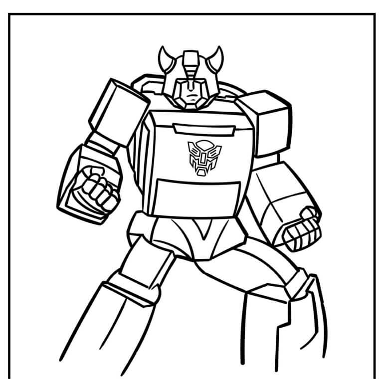 Terrible Bumblebee coloring page