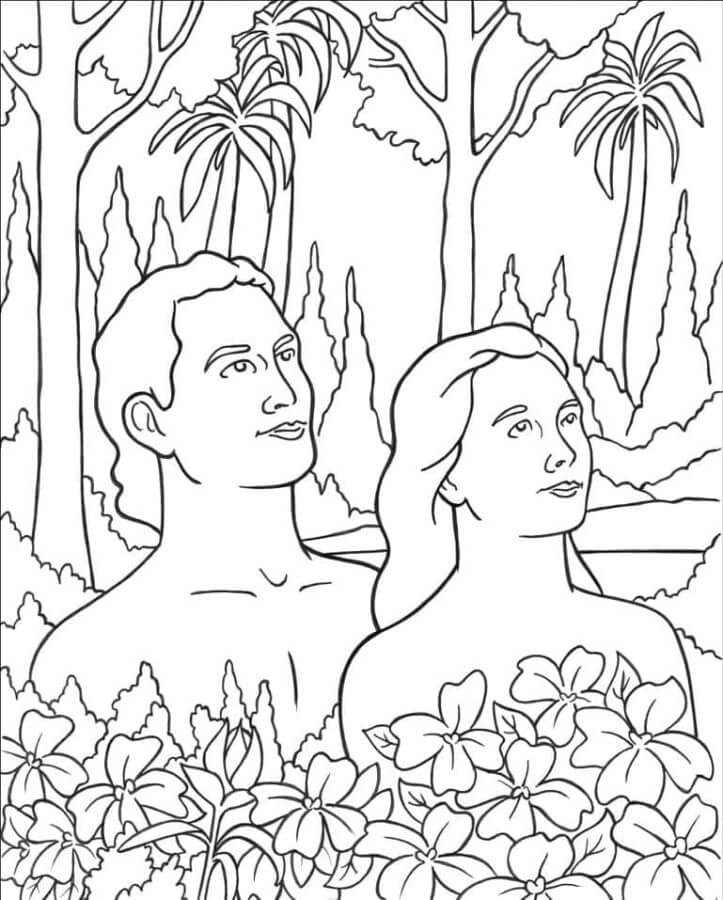 The First People in The Universe coloring page