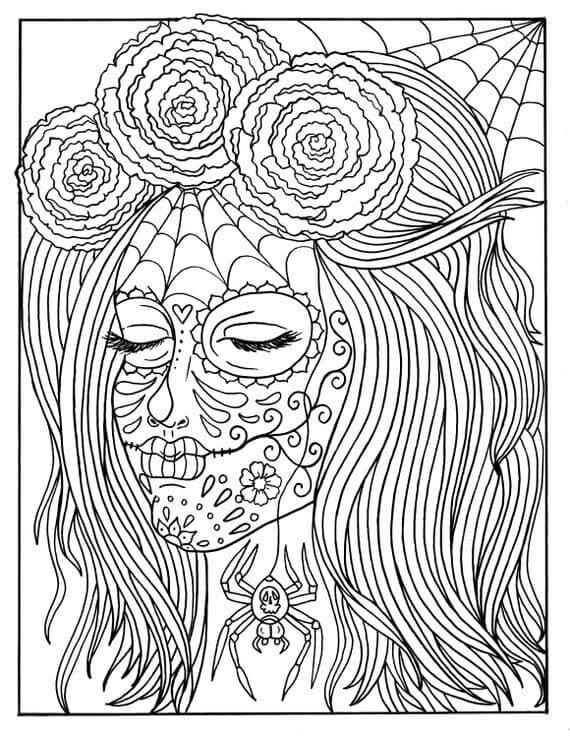 The Representative of The Dark Forces of The Holiday coloring page