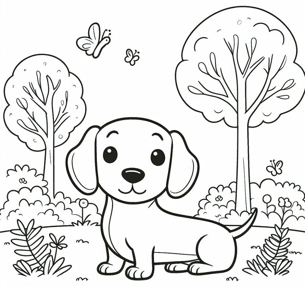 baby dogs coloring pages