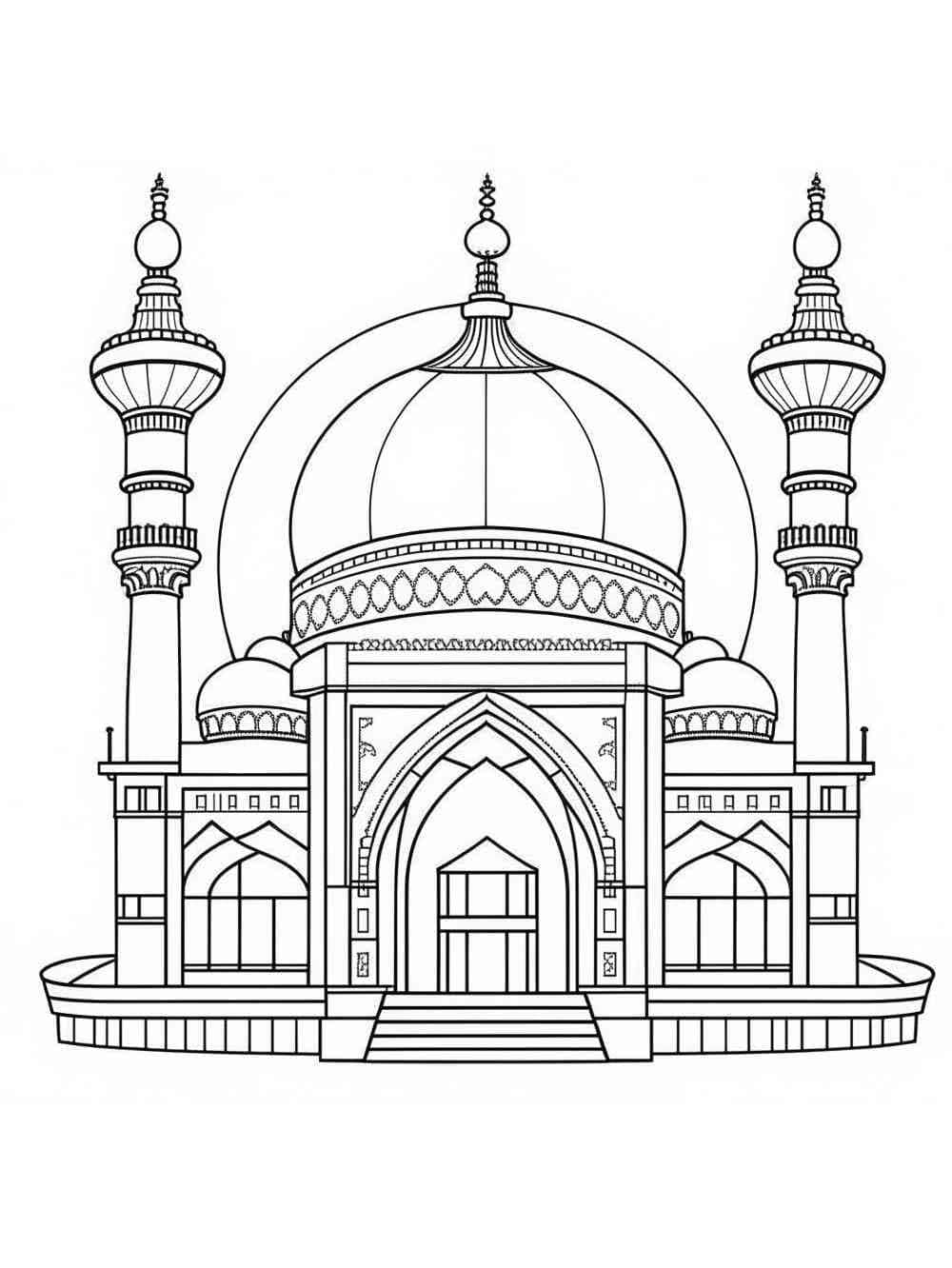 Blue Mosque Drawing | How to Draw Sultan Ahmed Mosque | Easy Drawing Step  by Step | Hagia Sophia - YouTube