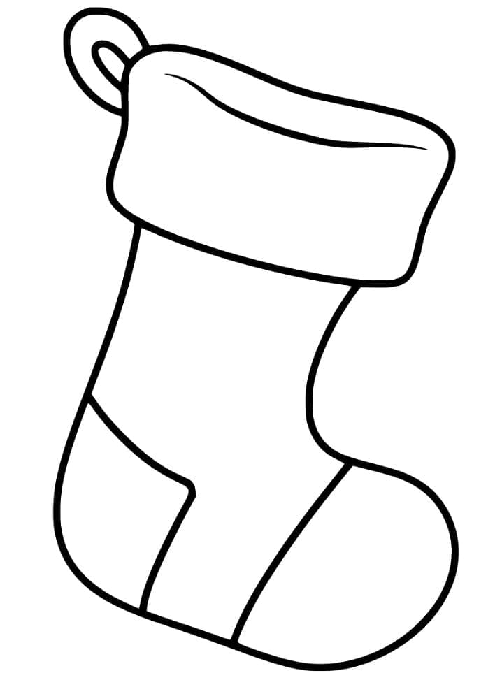 A Christmas Stocking coloring page