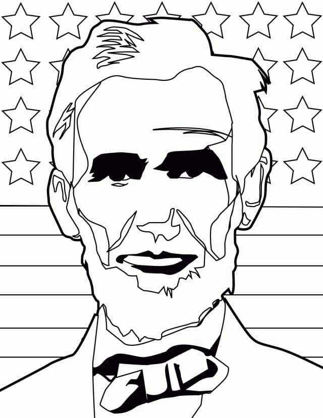 abe lincoln coloring pages printable