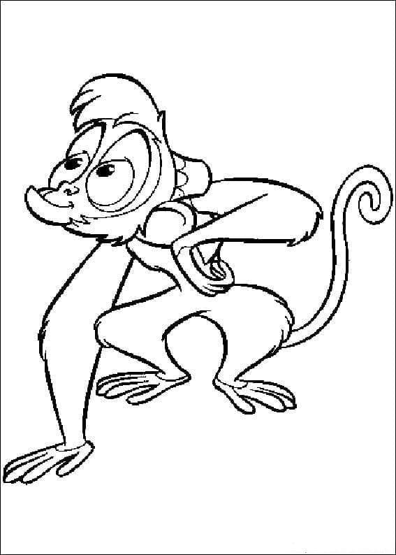 Abu coloring page