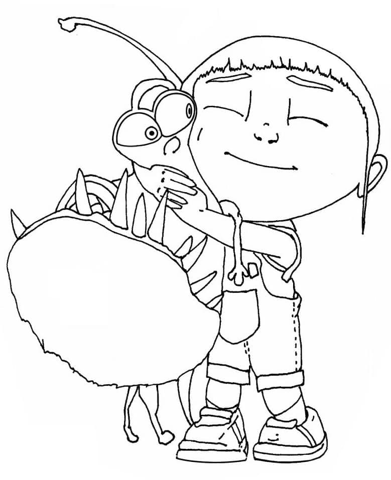 despicable me 2 coloring pages margo