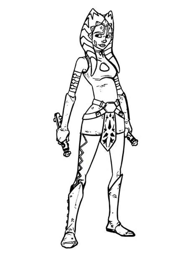 Ahsoka Tano to Print coloring page