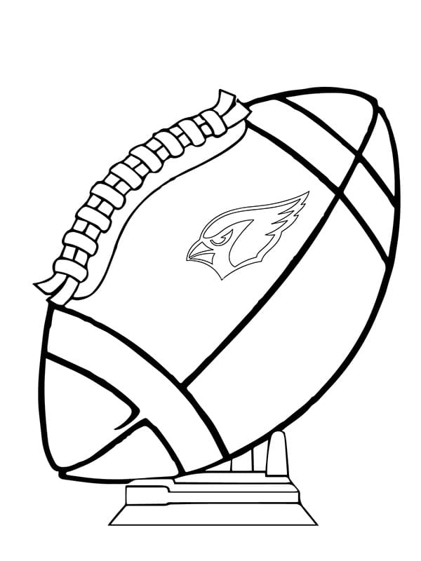 Arizona Cardinals Logo Coloring Page for Kids - Free NFL Printable Coloring  Pages Online for Kids 