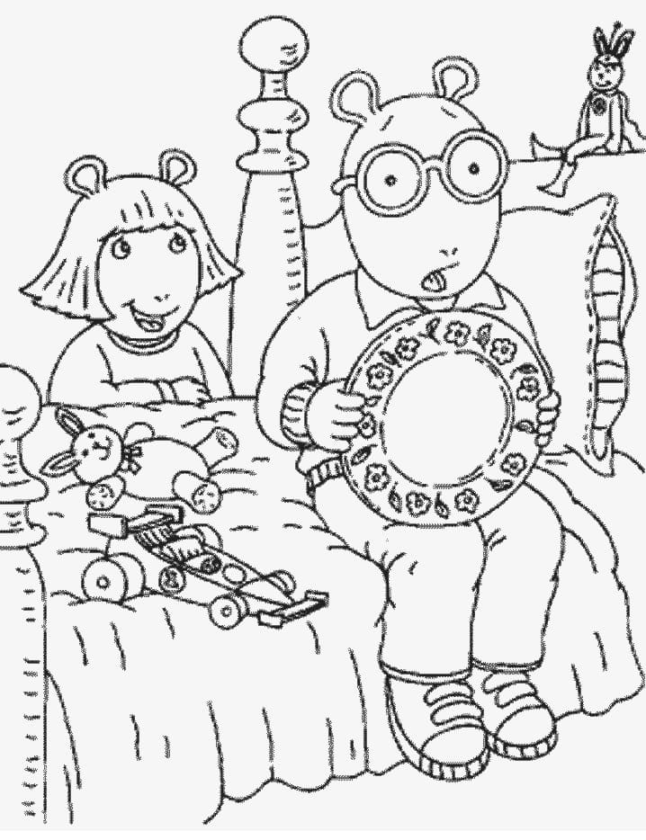 Arthur Image coloring page