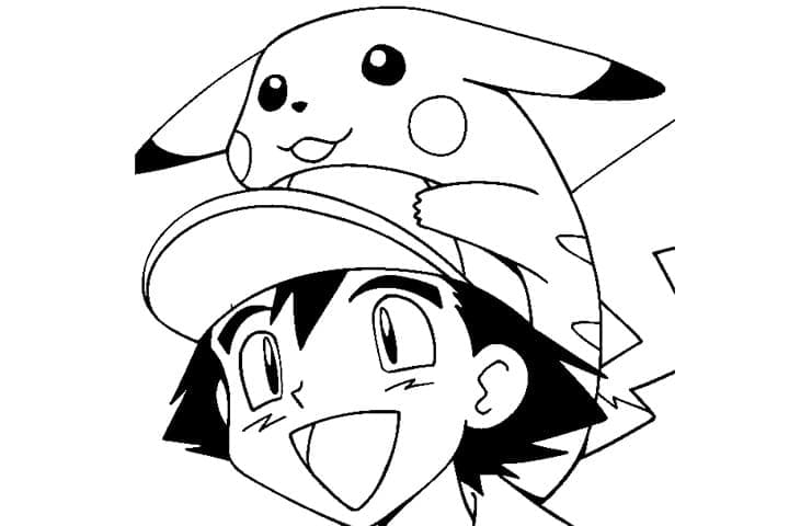 Ash Ketchum with Pikachu