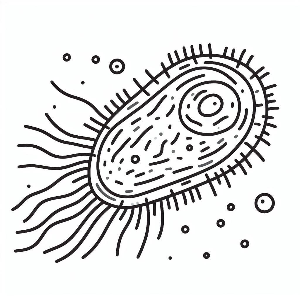 Bacteria Image Coloring Page Download Print Or Color Online For Free