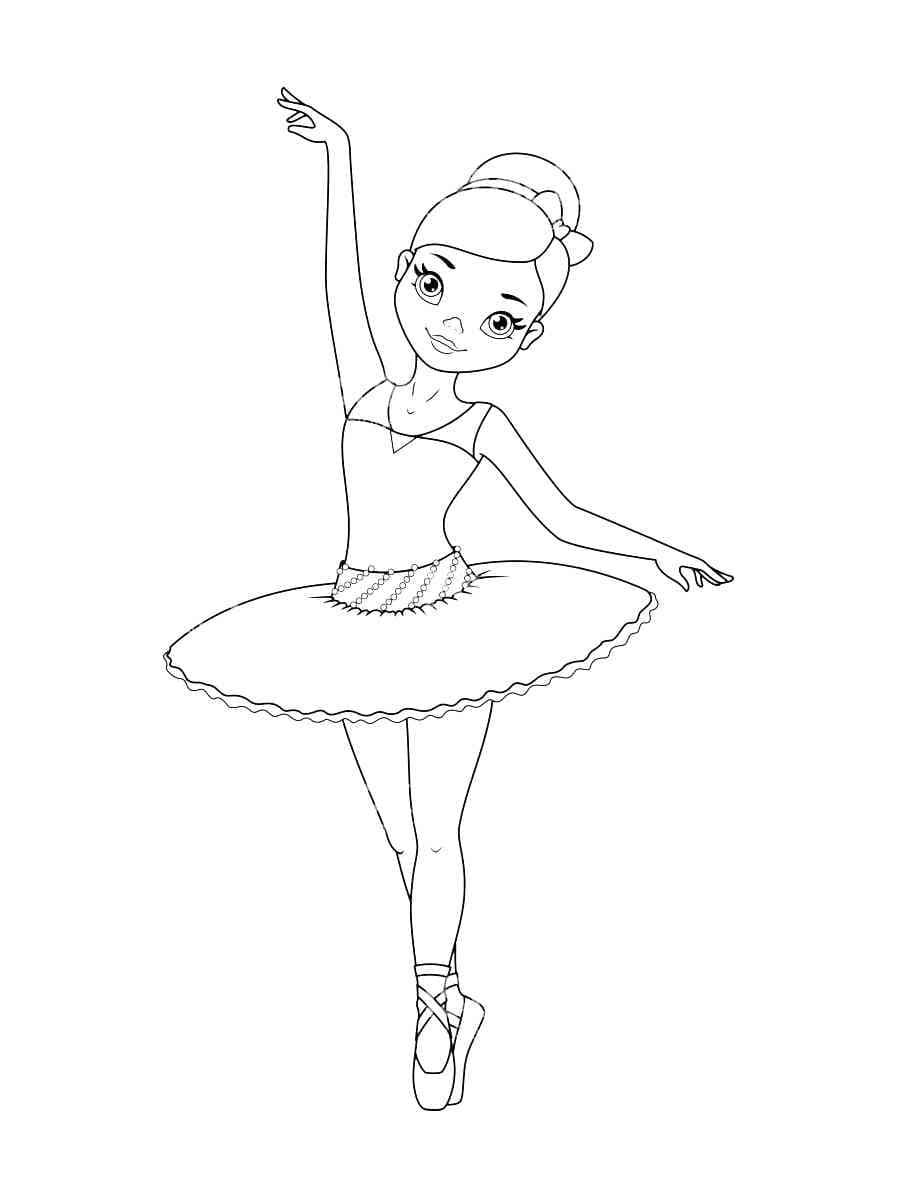 Ballerina - Sheet 2 coloring page - Download, Print or Color Online for ...