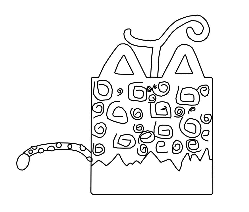 Blox Fruits Logo coloring page - Download, Print or Color Online for Free