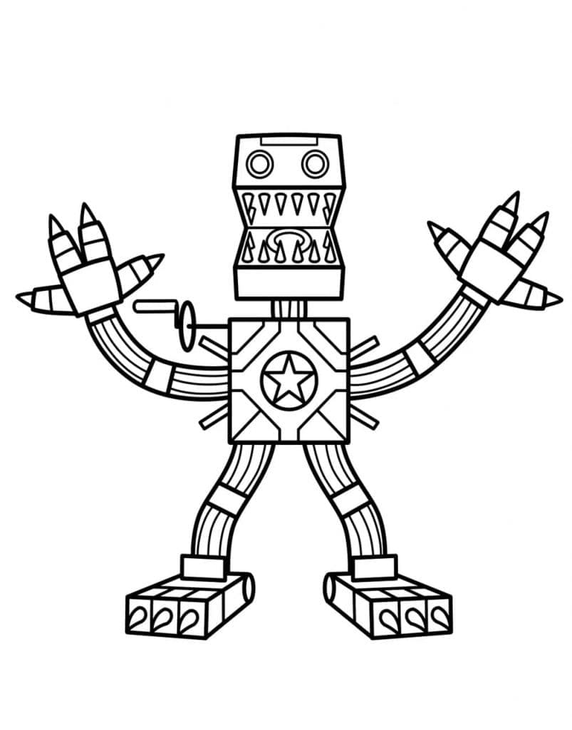 Boxy Boo Free coloring page - Download, Print or Color Online for Free