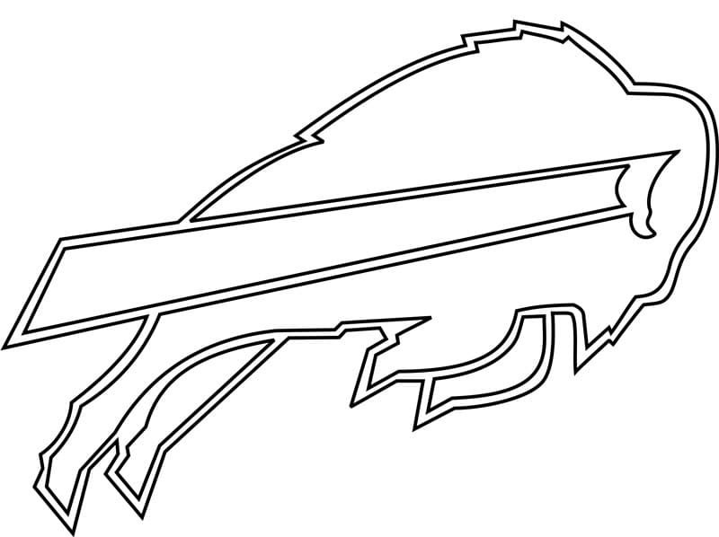 Buffalo Bills Logo coloring page Download Print or Color Online for Free