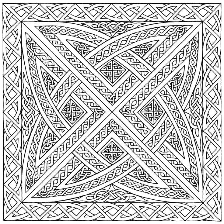 Celtic Knot – Sheet 12 coloring page