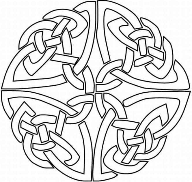 Celtic Knots Printable For Adults Coloring Page Download Print Or