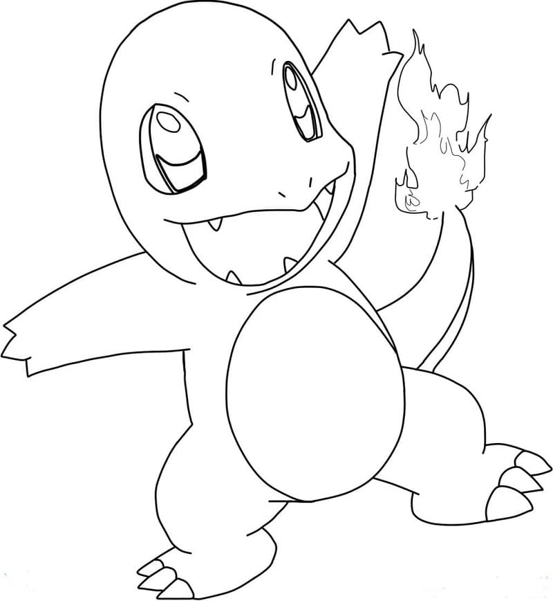 Charmander Free Printable