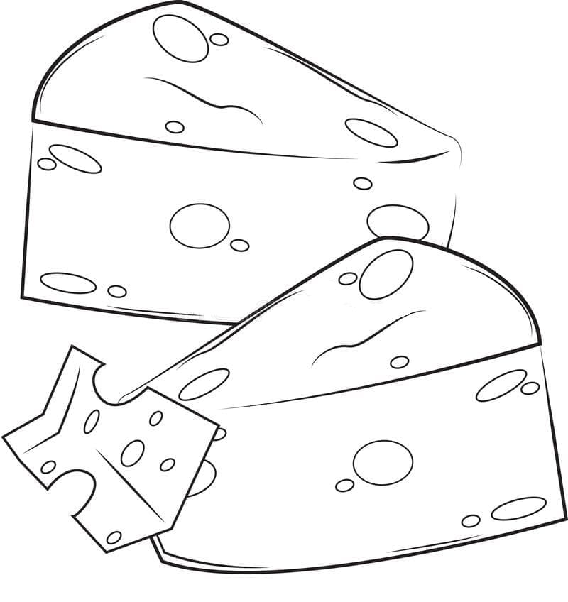 Cheese For Free coloring page