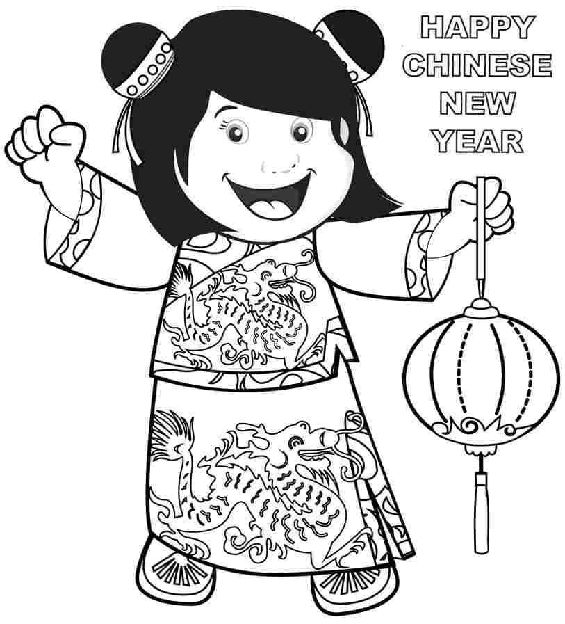 Chinese New Year to Print coloring page