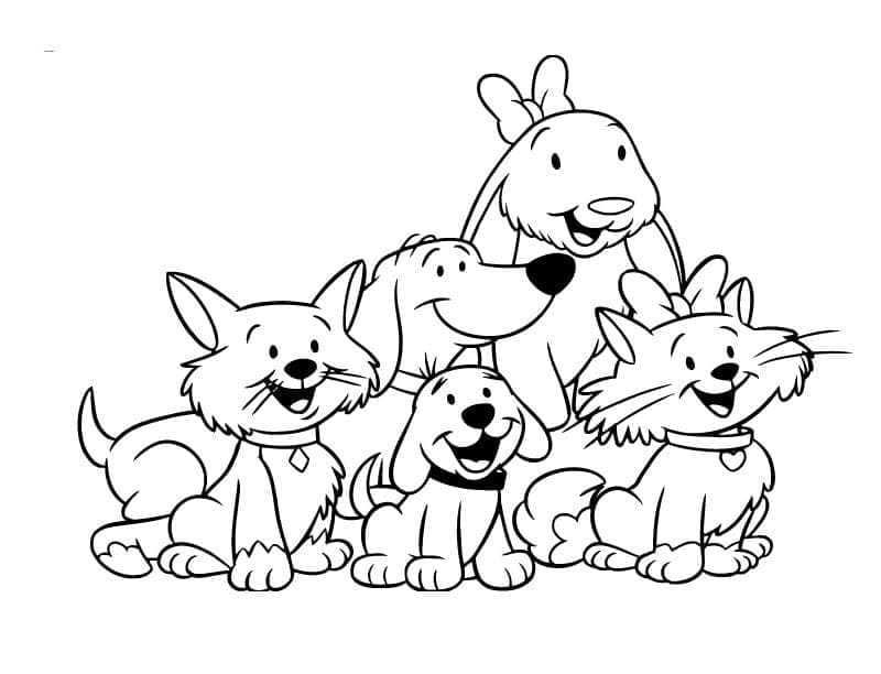 Clifford For Free coloring page - Download, Print or Color Online for Free