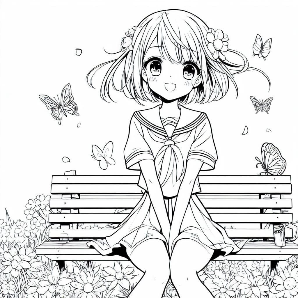 100 Anime Girl Coloring Book: 100 Beautiful Anime Character Coloring Book  with Cute And Adorable Anime Characters For Stress Relief and Relaxation:  Dickenson, Adamie: 9798779433617: Amazon.com: Books